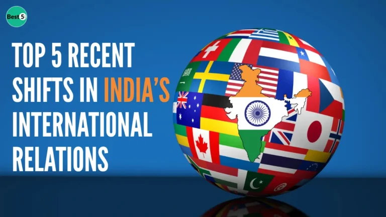 Top 5 Recent Shifts in India’s International Relations