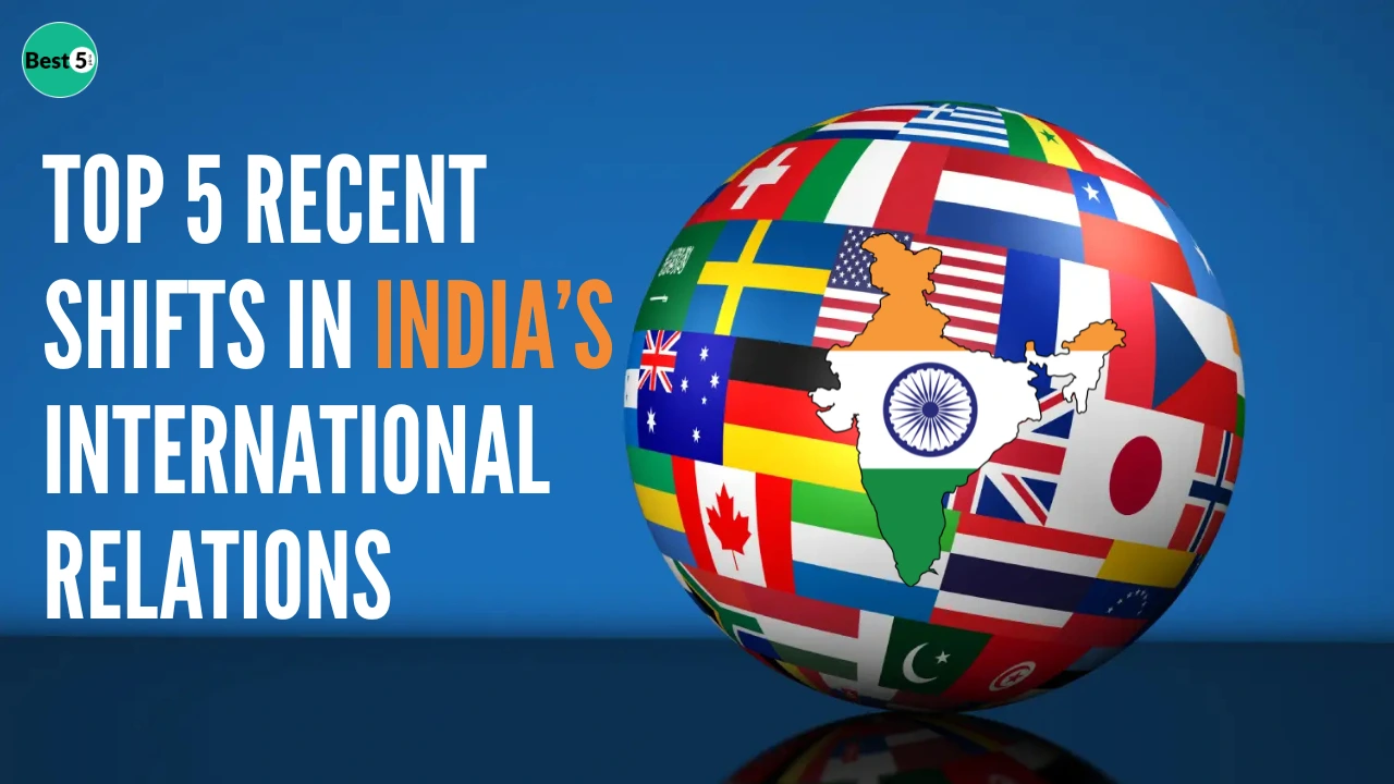 Top 5 Recent Shifts in India’s International Relations
