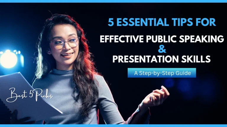 5 Tips for Effective Public Speaking and Presentation Skills