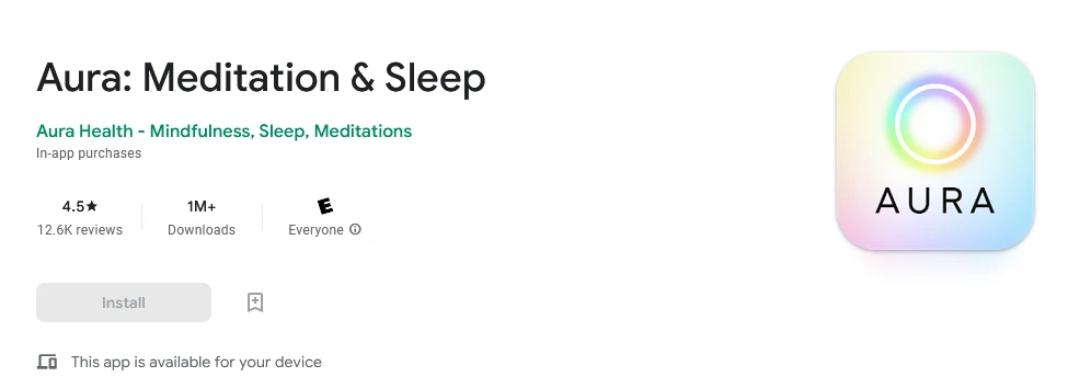 Top 5 Best Free Meditation Apps for Anxiety and Relaxation » Best 5 Picks Aura - Top 5 Best Free Meditation Apps for Anxiety and Relaxation