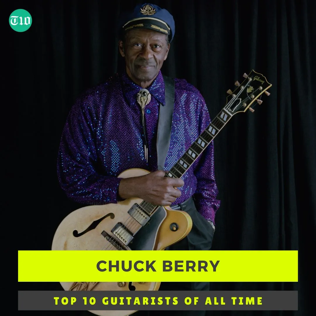 Top 10 Guitarists of All Time » Best 5 Picks Chuck Berry are Top 10 Guitarists of All Time
