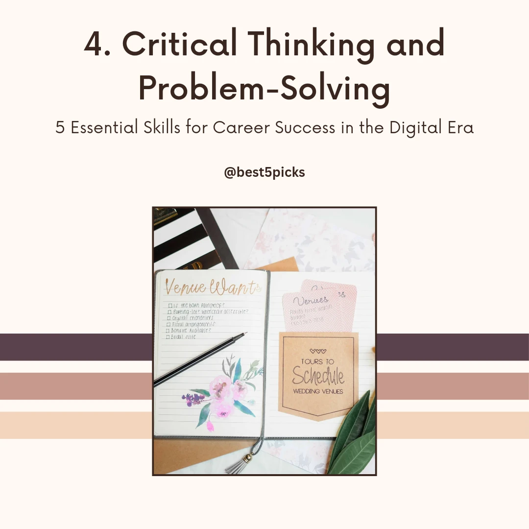 5 Skills for Career Success in the Digital Era » Best 5 Picks Critical Thinking and Problem-Solving - 5 Skills for Career Success in the Digital Era