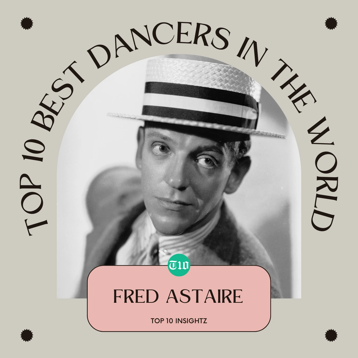 Fred Astaire - Top 10 Best Dancers in The World