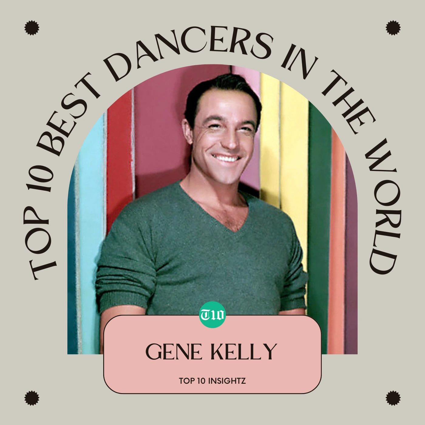 Gene Kelly - Top 10 Best Dancers in The World