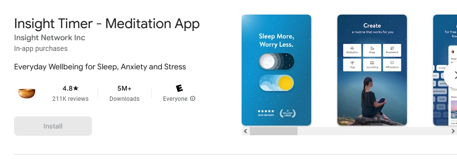 Top 5 Best Free Meditation Apps for Anxiety and Relaxation » Best 5 Picks Insight Timer - Top 5 Best Free Meditation Apps for Anxiety and Relaxation