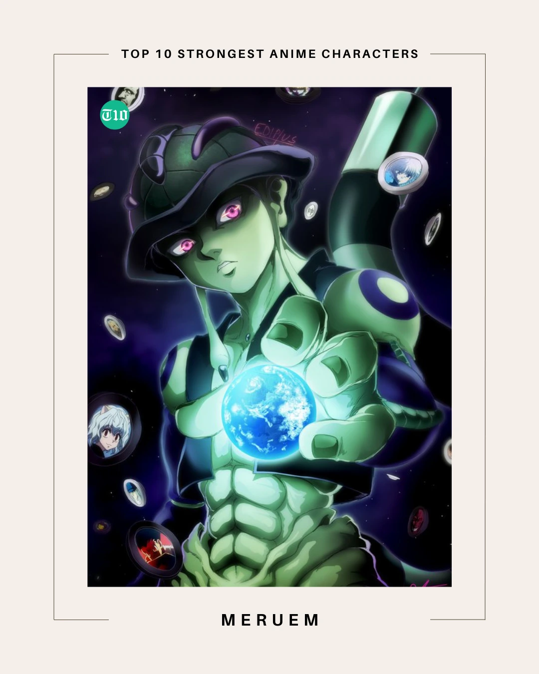 Top 10 Strongest Anime Characters of All Time » Best 5 Picks Meruem are Top 10 Strongest Anime Characters