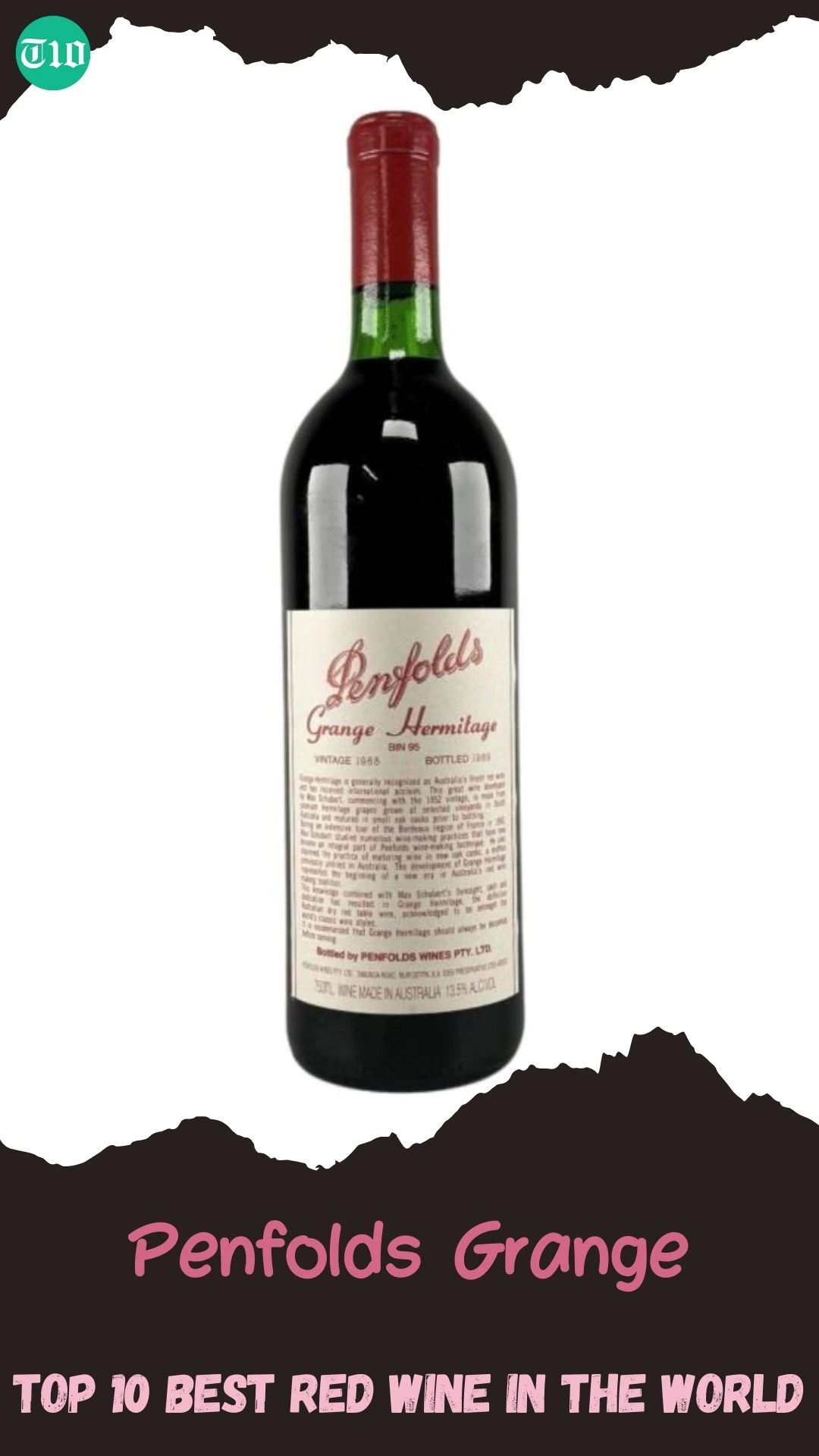 Top 10 Best Red Wine in the World » Best 5 Picks Penfolds Grange - Top 10 Best Red Wine in the World