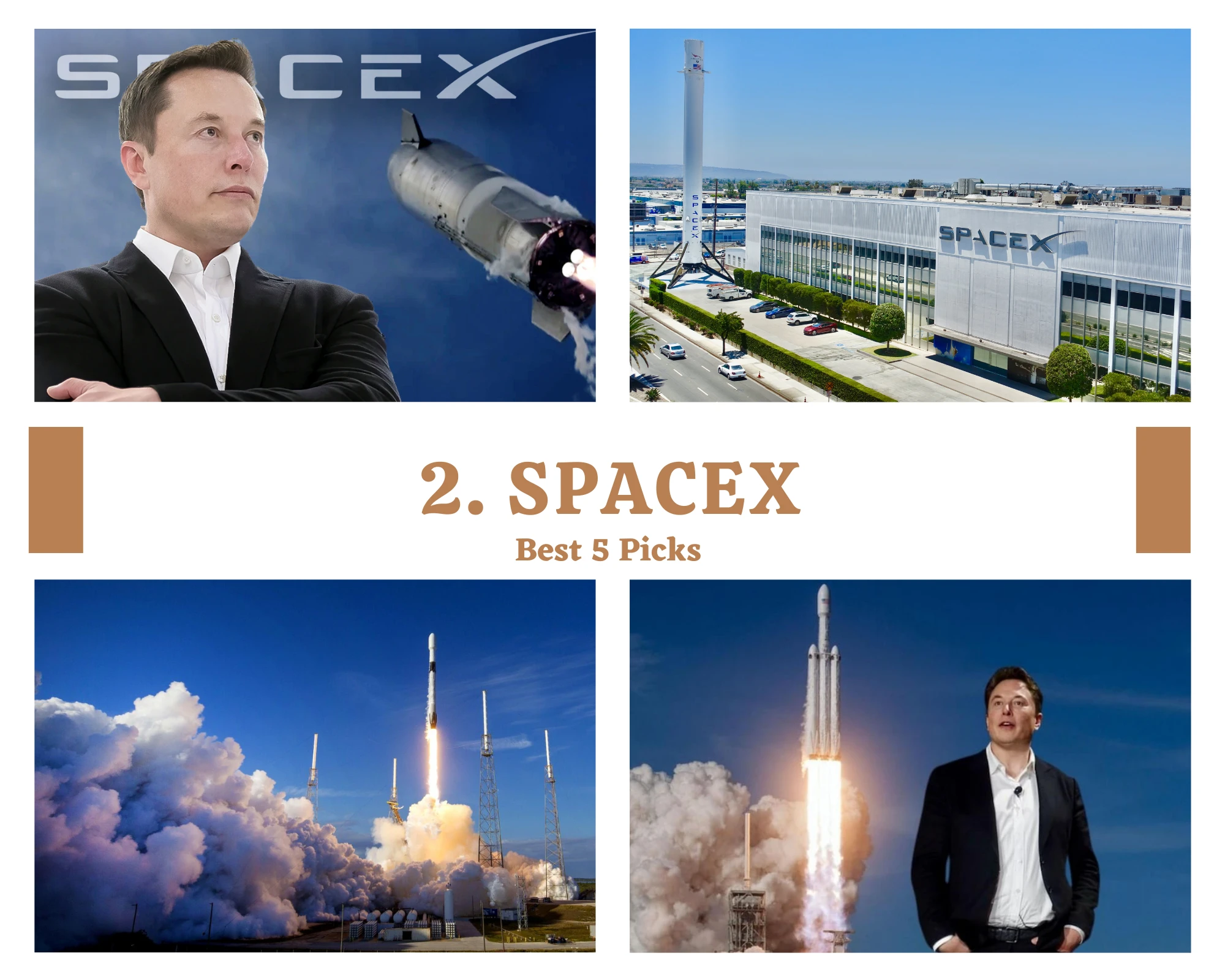 5 Most Innovative Startups Revolutionizing Their Industries » Best 5 Picks SpaceX - The 5 Most Innovative Startups Revolutionizing Their Industries