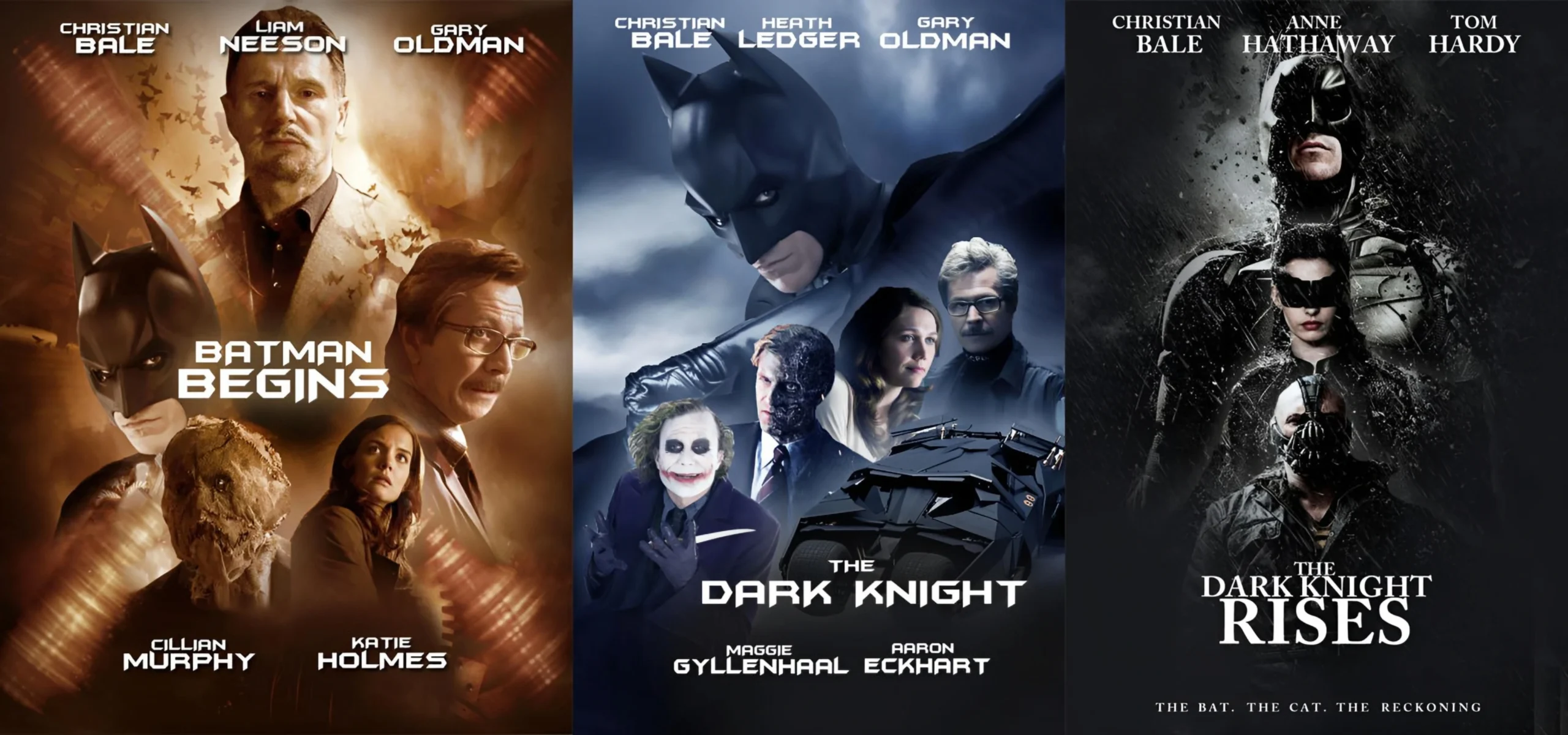 Top 10 Best Movie Series » Best 5 Picks The Dark Knight Trilogy - Top 10 Best Movie Series