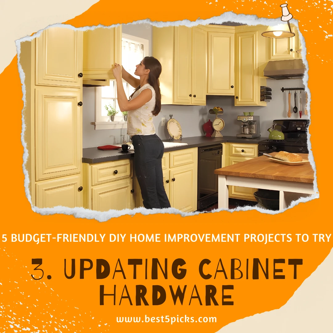 5 Cheap DIY Home Improvement Ideas: Transform Your Space on a Budget » Best 5 Picks Updating Cabinet Hardware - 5 Cheap DIY Home Improvement Ideas